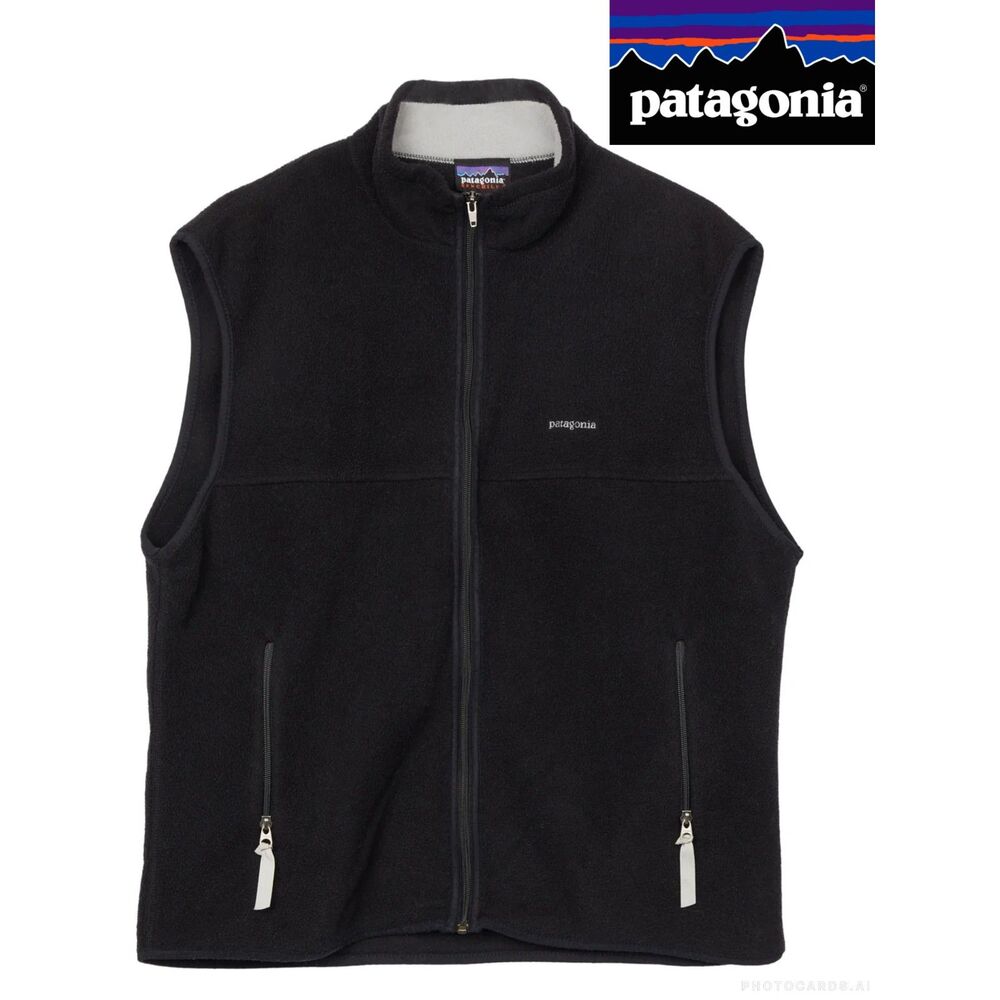Vintage Patagonia Synchilla Fleece Vest Full Zip Men's Size L